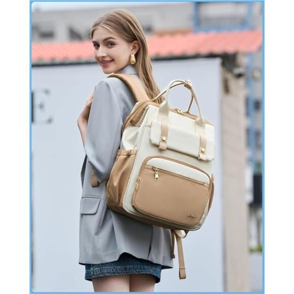 Laptop Backpack for Women 15.6 In Work Business Computer Bag School main image 6